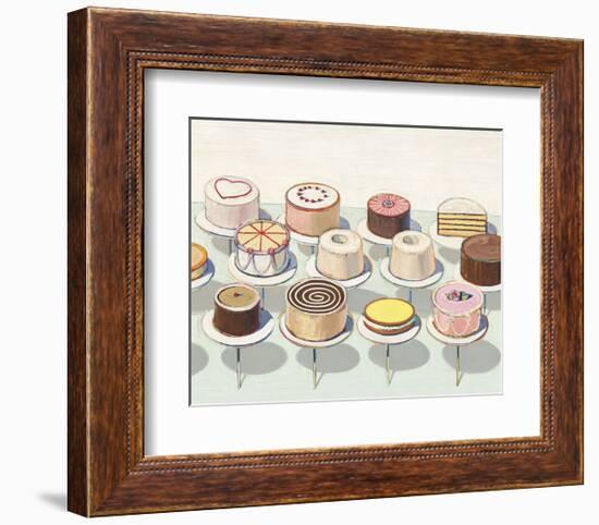 Cakes, 1963-Wayne Thiebaud-Framed Art Print