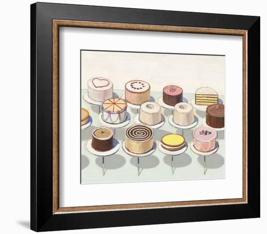 Cakes, 1963-Wayne Thiebaud-Framed Art Print