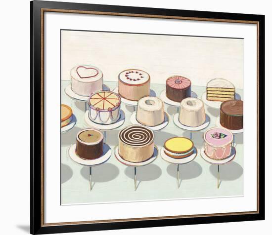 Cakes, 1963-Wayne Thiebaud-Framed Art Print