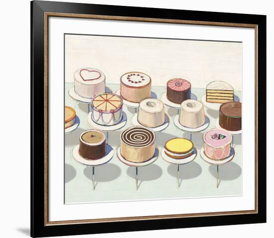 Cakes, 1963-Wayne Thiebaud-Framed Art Print