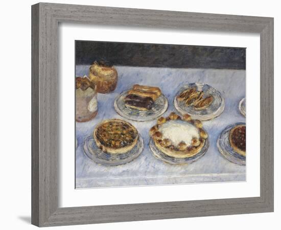 Cakes; Gateaux-Gustave Caillebotte-Framed Giclee Print