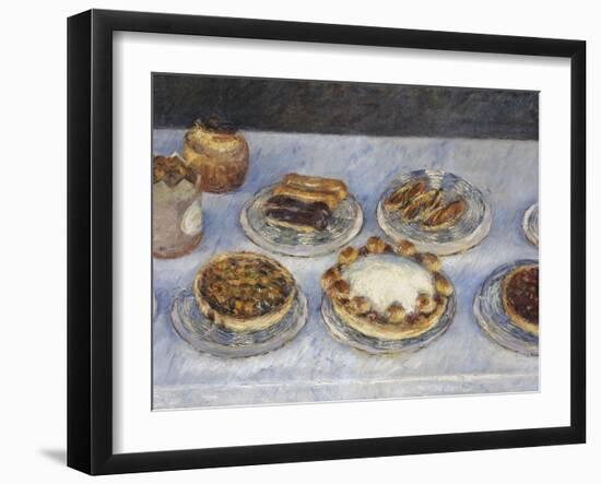 Cakes; Gateaux-Gustave Caillebotte-Framed Giclee Print