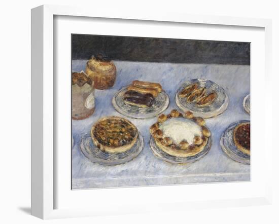 Cakes; Gateaux-Gustave Caillebotte-Framed Giclee Print