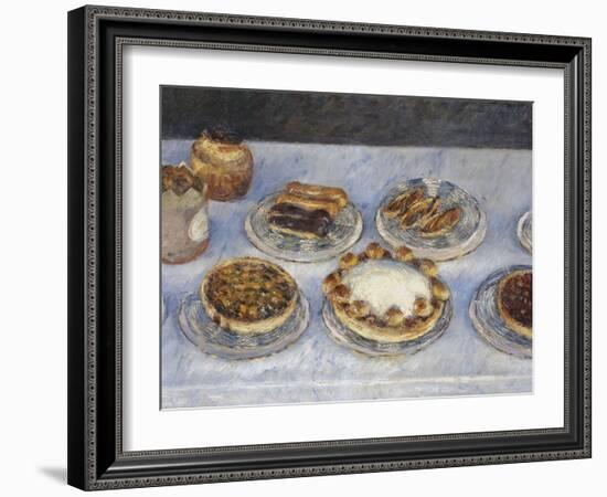 Cakes; Gateaux-Gustave Caillebotte-Framed Giclee Print