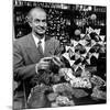 Cal. Tech Chemistry Professor, Dr. Linus Pauling with His Mineral Collection-J^ R^ Eyerman-Mounted Premium Photographic Print