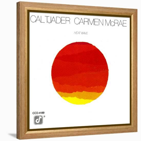 Cal Tjader and Carmen McRae - Heat Wave-null-Framed Stretched Canvas