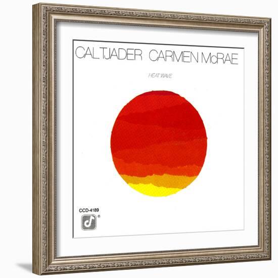 Cal Tjader and Carmen McRae - Heat Wave-null-Framed Art Print