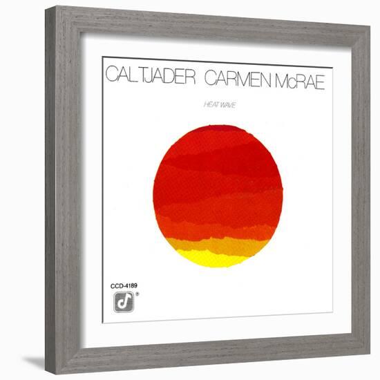 Cal Tjader and Carmen McRae - Heat Wave-null-Framed Art Print