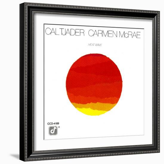 Cal Tjader and Carmen McRae - Heat Wave-null-Framed Art Print