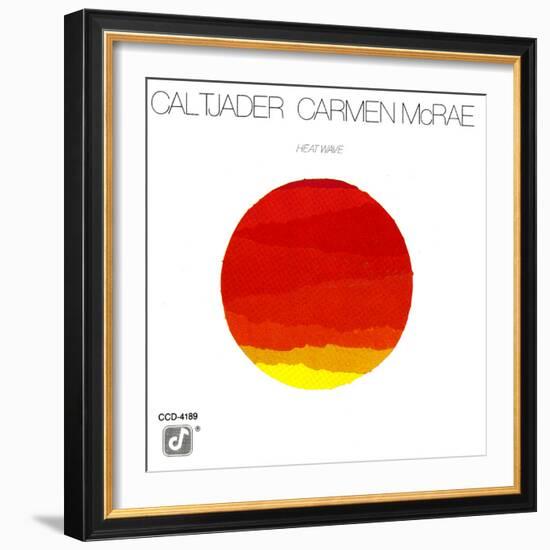 Cal Tjader and Carmen McRae - Heat Wave-null-Framed Art Print