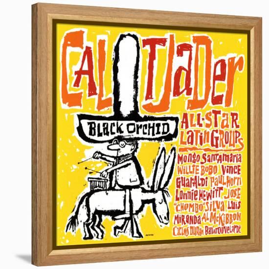 Cal Tjader - Black Orchid-null-Framed Stretched Canvas