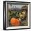 Cal Vista Brand - Pomona, California - Citrus Crate Label-Lantern Press-Framed Art Print