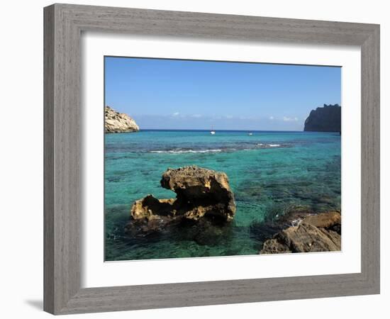 Cala De San Vicente, Mallorca, Balearic Islands, Spain, Mediterranean, Europe-Hans Peter Merten-Framed Photographic Print