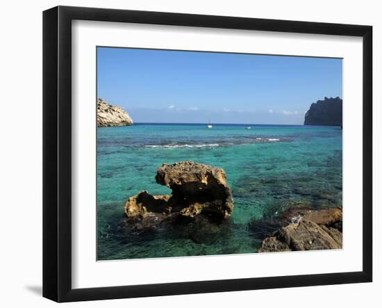 Cala De San Vicente, Mallorca, Balearic Islands, Spain, Mediterranean, Europe-Hans Peter Merten-Framed Photographic Print