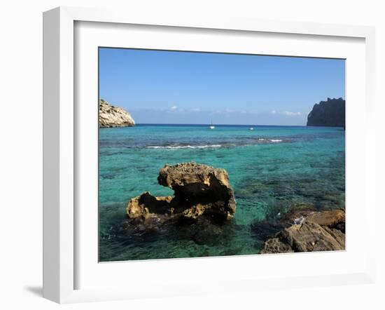 Cala De San Vicente, Mallorca, Balearic Islands, Spain, Mediterranean, Europe-Hans Peter Merten-Framed Photographic Print