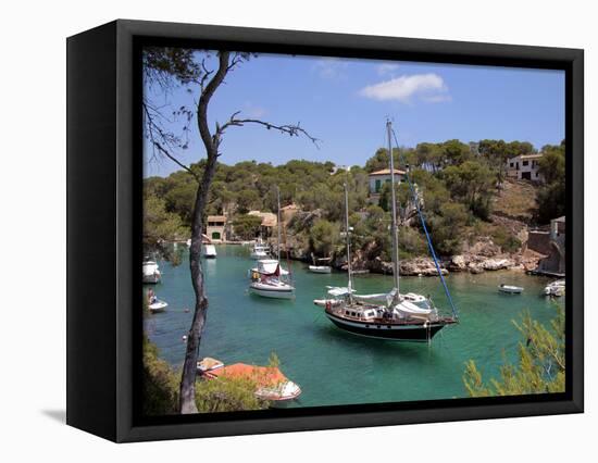 Cala Figuera, Mallorca, Balearic Islands, Spain, Mediterranean, Europe-Hans Peter Merten-Framed Premier Image Canvas