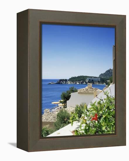 Cala Fornella, Majorca, Balearic Islands, Spain, Mediterranean-L Bond-Framed Premier Image Canvas