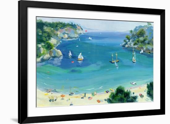 Cala Galdana, Minorca, 1979-Anne Durham-Framed Giclee Print