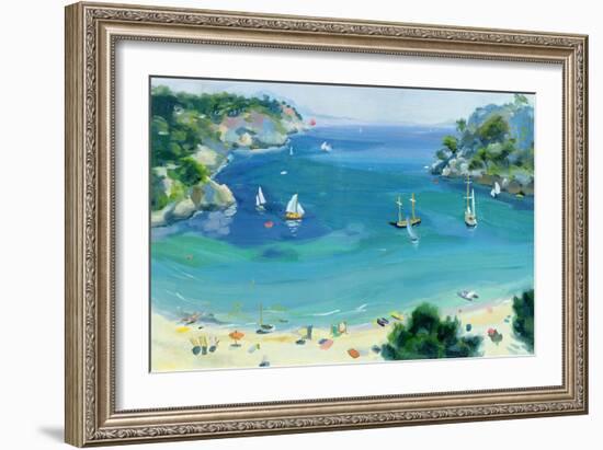 Cala Galdana, Minorca, 1979-Anne Durham-Framed Giclee Print