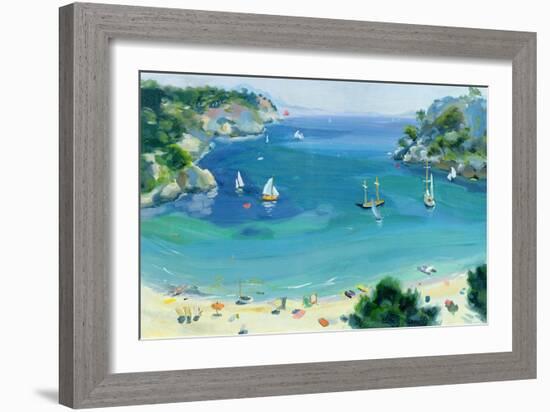 Cala Galdana, Minorca, 1979-Anne Durham-Framed Giclee Print