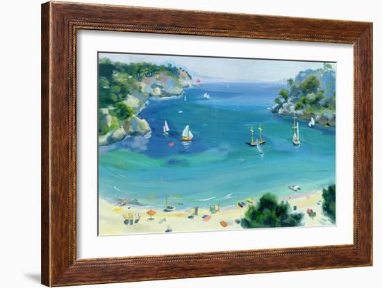 Cala Galdana, Minorca, 1979-Anne Durham-Framed Giclee Print