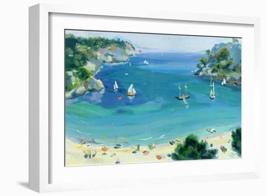 Cala Galdana, Minorca, 1979-Anne Durham-Framed Giclee Print