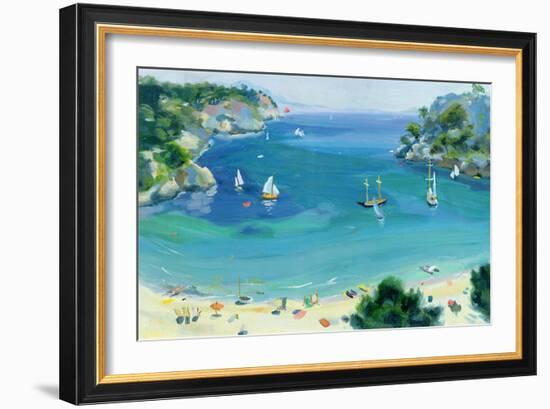 Cala Galdana, Minorca, 1979-Anne Durham-Framed Giclee Print