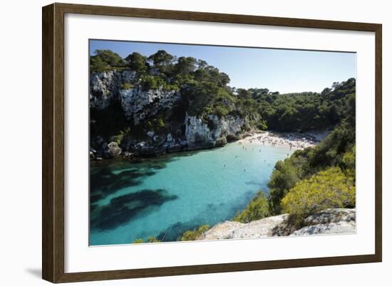 Cala Macarelleta, Near Cala Galdana, South West Coast-Stuart Black-Framed Photographic Print