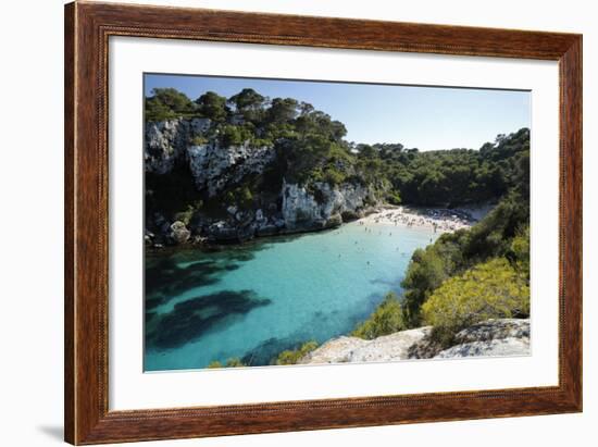 Cala Macarelleta, Near Cala Galdana, South West Coast-Stuart Black-Framed Photographic Print