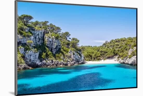 Cala Macarelleta - One of the Most Popular Natural Beaches of Menorca Island, Spain-tuulijumala-Mounted Photographic Print