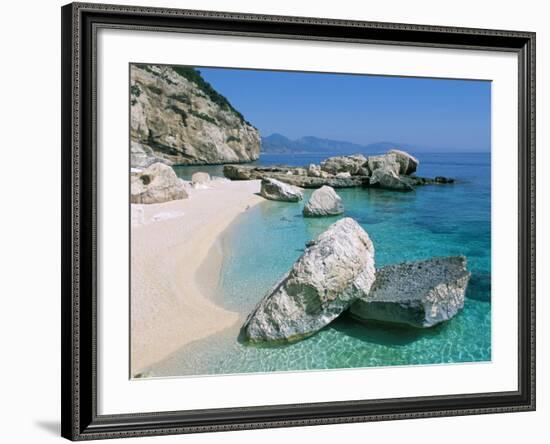 Cala Mariolu, Cala Gonone, Golfe Di Orosei (Orosei Gulf), Island of Sardinia, Italy-Bruno Morandi-Framed Photographic Print