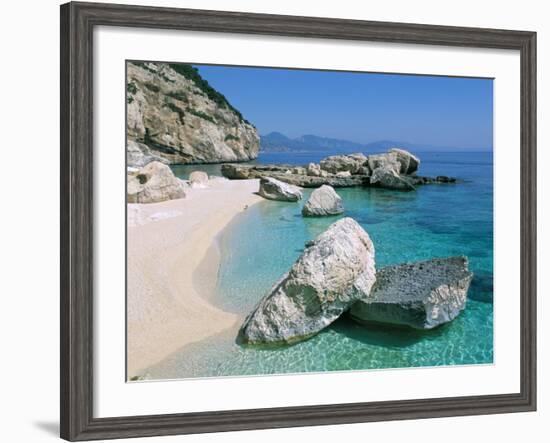 Cala Mariolu, Cala Gonone, Golfe Di Orosei (Orosei Gulf), Island of Sardinia, Italy-Bruno Morandi-Framed Photographic Print