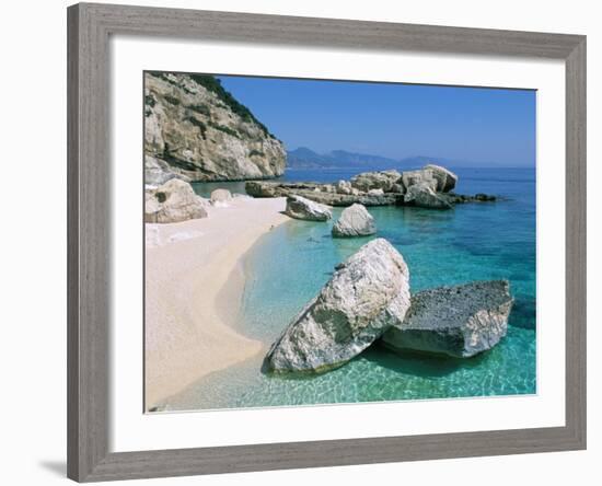 Cala Mariolu, Cala Gonone, Golfe Di Orosei (Orosei Gulf), Island of Sardinia, Italy-Bruno Morandi-Framed Photographic Print