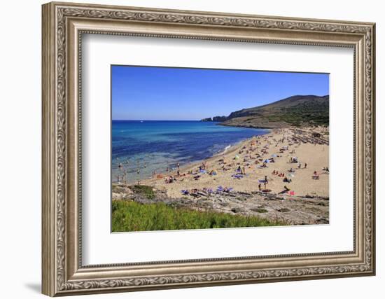 Cala Mesquida near Capdepera, Majorca, Balearic Islands, Spain, Mediterranean, Europe-Hans-Peter Merten-Framed Photographic Print