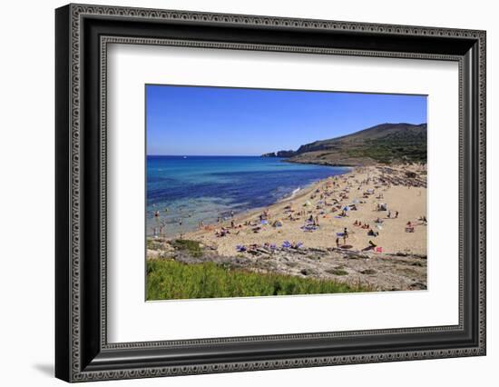 Cala Mesquida near Capdepera, Majorca, Balearic Islands, Spain, Mediterranean, Europe-Hans-Peter Merten-Framed Photographic Print