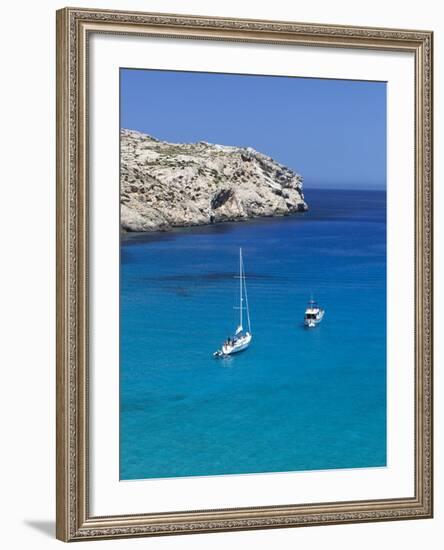 Cala San Vincente (Cala Sant Vicenc), Mallorca (Majorca), Balearic Islands, Spain, Mediterranean, E-Stuart Black-Framed Photographic Print