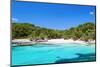 Cala Turqueta Beach in Sunny Day, Menorca Island, Spain.-tuulijumala-Mounted Photographic Print