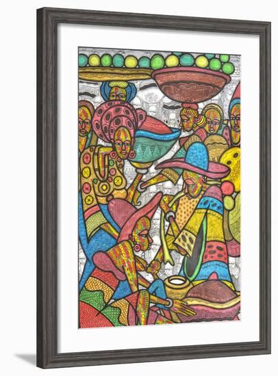 Calabash Market-Muktair Oladoja-Framed Giclee Print