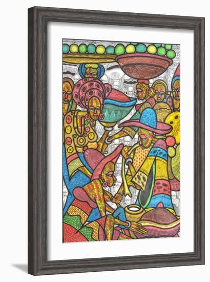 Calabash Market-Muktair Oladoja-Framed Giclee Print