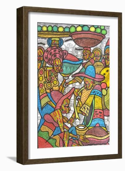 Calabash Market-Muktair Oladoja-Framed Giclee Print