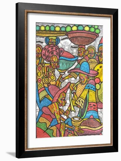 Calabash Market-Muktair Oladoja-Framed Giclee Print