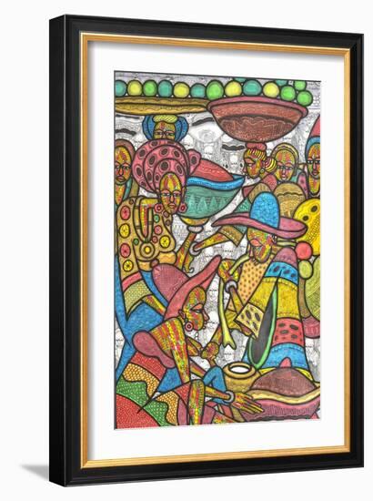 Calabash Market-Muktair Oladoja-Framed Giclee Print