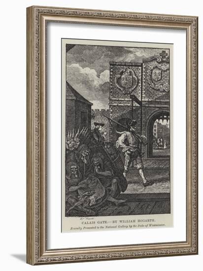 Calais Gate-William Hogarth-Framed Giclee Print