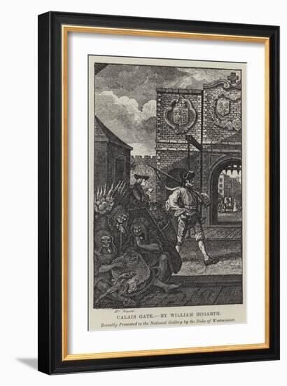 Calais Gate-William Hogarth-Framed Giclee Print