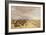 Calais Pier, 1844 (Oil on Canvas)-David Cox-Framed Giclee Print