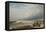 Calais Pier (W/C)-David Cox-Framed Premier Image Canvas