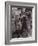 Calamity Jane at the Grave of Buffalo Bill in 1900-null-Framed Photo