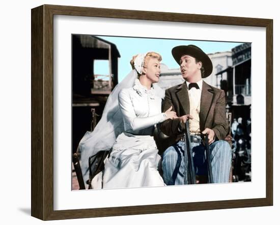 Calamity Jane, Doris Day, Howard Keel, 1953-null-Framed Photo