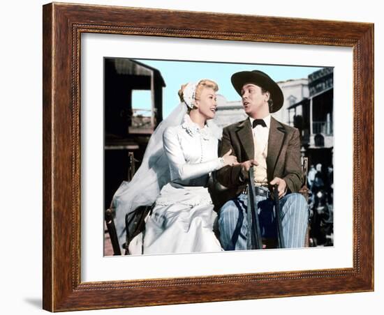 Calamity Jane, Doris Day, Howard Keel, 1953-null-Framed Photo