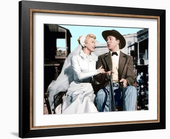 Calamity Jane, Doris Day, Howard Keel, 1953-null-Framed Photo